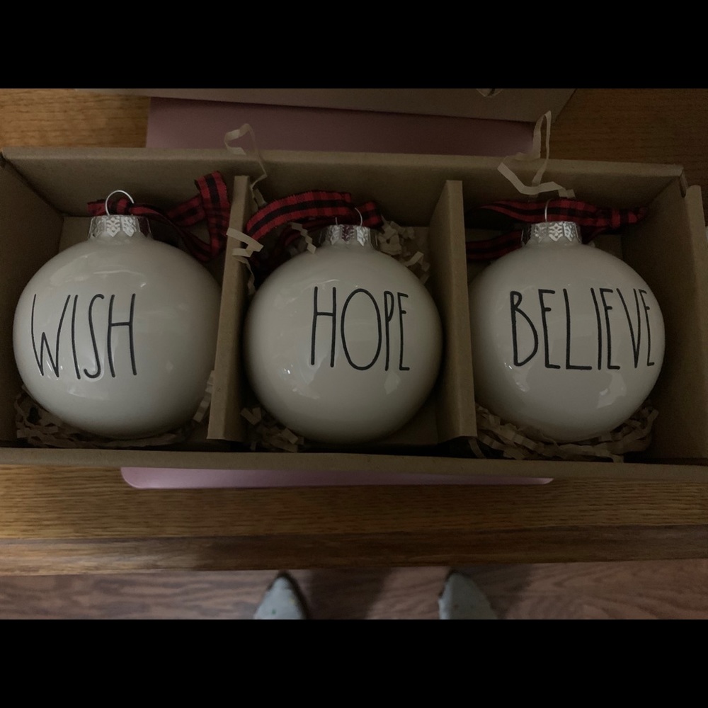 Rae Dunn ornaments